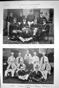 Old University Crews Oxford Herbert Pechell Philips 1898 Cambridge Ha Victorian