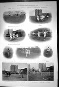Antique Print Lac Public Schools Athletic Meeting Hurdles Steeplechase 1899