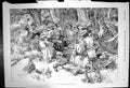 Original Old Antique Print English Sports Hunting Deer Horses Dogs Spears 1892
