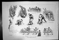 Antique Old Print German Gymnasium Competitions Fencing Rope Climbing 1877 19th