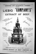 Antique Print Liebig Companys Extract Beef Improved Economical Cookery 1889