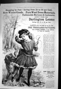 Antique Old Print Darlington Looms Patterns Dress Materials Cashmeres 1887 19th
