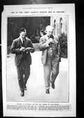 Original Old Vintage Print 1921 Dictating England Premier Lloyd George 20th