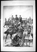 Antique Old Print 1897 Types Greek Army Siers Greece Horses Canton Woodville