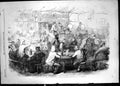 Old Antique Print 1856 Evacuation Crimea Interior CafÇ Kadikoi Landells 19th