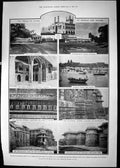 Antique Print 1906 Prince Wales India Madras Mysore Deria Dowlat Hallabeed 20th