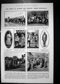 Old Print 1921 Prince Wales Udaipur Jodhpur India Priest Maharajah Singh 20th