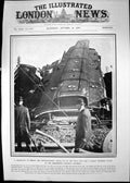 Old 1907 Train Crash Mail Van Great Western Coach Shrewsbury Accident 20th