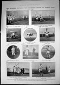 Print 1906 University Sport Queen'S Club Young Hallowes Cornwallis Edwards Macleod