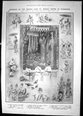 Print 1906 Burmah Prince Wales Rangoon Burmese Lady Shan Shwe Dagon Pagoda Coolies