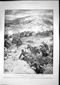 Antique Print Graeco-Turkish War Skirmish Mont Elias Nazaros Macedonia 1897