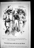 Antique Old Print 1921 Advertisement John Walker Scotch Whisky Natives Africa