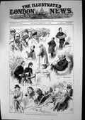Original Old Antique Print 1880 Liverpool Election Ward Meeting Lord Ramsay