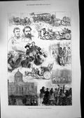 Antique Old Print 1880 Liverpool Elections Billson Ramsay Polling Declaration