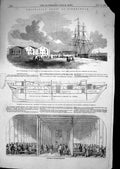 Old 1852 Government Emigrants Mess Room Emigration Birkenhead Ship Bo Victorian