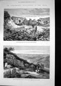 Old 1878 Schliemann Excavations Troad Scaean Gate Palace Hissarlik Ge Victorian