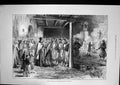 Original Old Antique Print 1878 Easter Ceremony Greek Church Troad Victorian