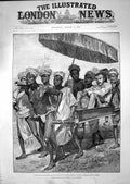 Antique Print 1891 Leiutenant Major Grant Wounded Manipur War Tummu Newland