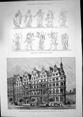 Old Greek Sculpture London 1885 Constitutional Club Northumberland Ch Victorian