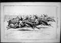 Old 1879 Horse Racing St. Leger Jockeys Sport Taking Close Order Temp Victorian