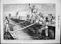 Old 1882 Campaign Egypt Attempt Flood Lake Mareotis Blue Jackets Ship Victorian