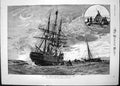 Old 1882 Eira Relief Expedition S.S. Hope Reef Ship Wreck Allen Young Victorian