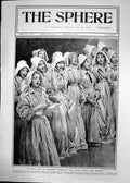Old 1913 Royal Visit Lancashire Warrington Girls Singing Killarney Ch 20th