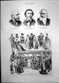 Old 1889 Walker Allingham Martin Tupper Costume Ball Art Club Glasgow Victorian