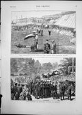 Old 1874 Wimbledon Prize Meeting Lords Commons Match Funeral Marshal Victorian