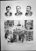 Old 1889 Wyndham Francis Day Robinson Officer Naval Reserve Ship Trai Victorian