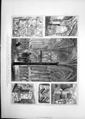 Old 1872 Restorations Discoveries Westminster Abbey Chapter House Cat Victorian