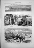 Old 1872 Shoeburyness Moncrieff Gun Carriage Running To Cover Target Victorian