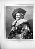 Antique Print 1872 Cavalier Man Costume Portrait Richard Wallace Frank Hals