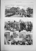 Old 1872 Great Western Railway Company Fete Nuneham Park Lauderdale H Victorian