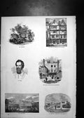 Old Print Essex House Beaumont French Ambassador Beauchamp Tower Arundel