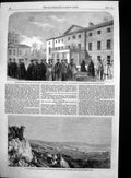Original Old Antique Print Inauguration Chancellor Cambridge University 1882