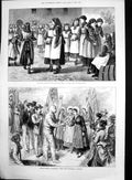 Antique Print Captain Boyton Boulogne Masonic Institute Girls Batterse1875 19th
