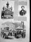 Antique Old Print Prince Albert Windsor Royal Assoc Leone Levi Lecturer 1855