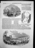 Antique Print Opening Vicenza Venice Railway Jamaica Railway Kingston 1846 19th