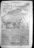 Original Old Antique Print Chart Sea Azoff Straits Kertch Yenikale Crimea 1855
