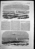 Antique Old Print Sebastopol Siege French Attack Fort Paul English Fleet 1854