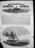 Antique Old Print Massacre Hango Head Cossacks Boat Leaving Flag Truce 1855