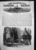 Antique Old Print Inspection East Middlesex Militia Well Walk Hampstead 1855