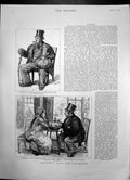 Antique Print Christmas Plays Possession St Georges Hall Alfred G Reed 1891