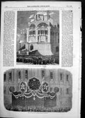Antique Print Illuminations St Petersburg Nevskoi Prospekt Watch Tower 1856