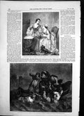 Old Print Le Dejeuner E Bouquet Passage Over Styx City Dis Scheffer 1856 19th