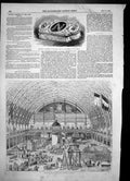 Old Testimonial Lord Mayor Paris Industrial Exhibition Building 1855 Victorian