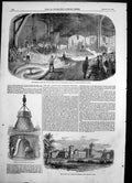 Antique Old Print Asylum Children Croydon Casting Bell Clock Westminster 1856
