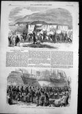 Antique Print Evacuation Crimea 34Th Regiment Singing Cossacks Kadikoi 1856