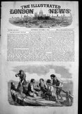 Antique Old Print Boatmen River Neva St Petersburg Eating Rowing Boat 1856 19th
